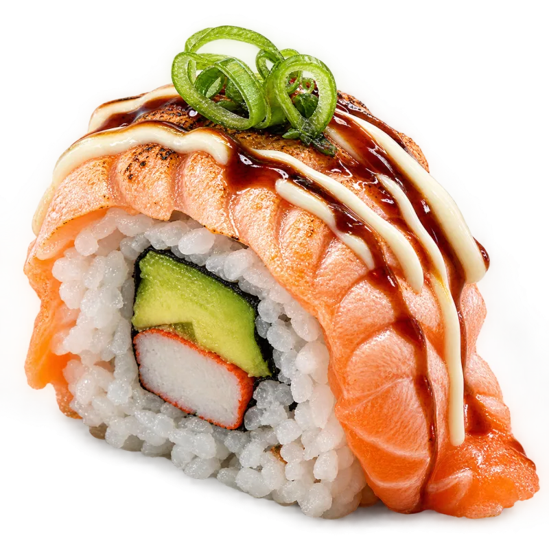 Salmon Surimi Roll